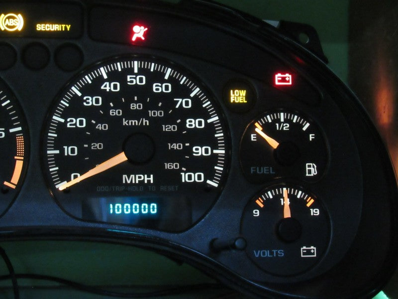 01-04 BLAZER S-10 SONOMA INSTRUMENT GAUGE CLUSTER SPEEDO TACH MILEAGE 