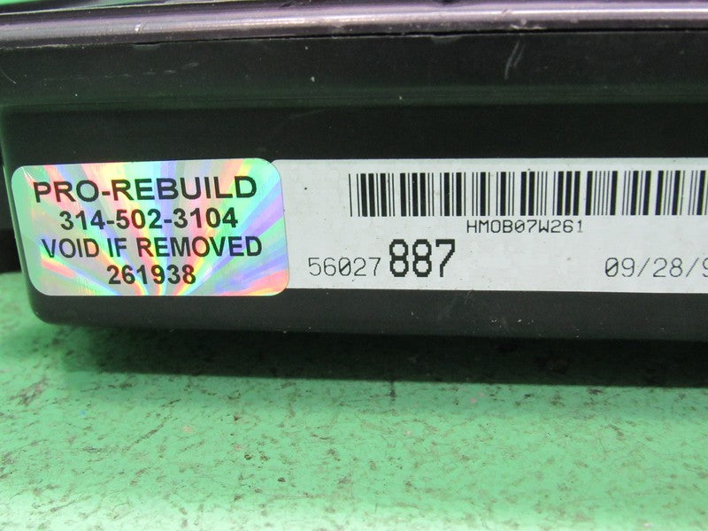 94-95 CHEROKEE XJ 4.0 AT ECU ECM PCM ENGINE CONTROL COMPUTER 56027887 
