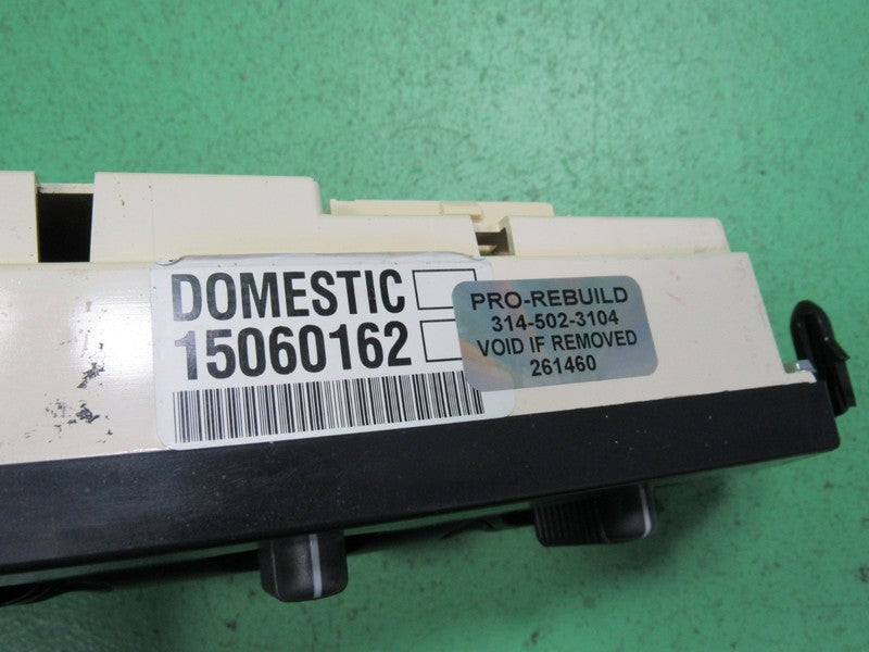 15060162 00-02 TAHOE SILVERADO YUKON A/C AUTO CLIMATE TEMP CONTROL REB