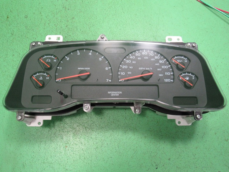 01-04 DODGE DAKOTA MPH INSTRUMENT GAUGE CLUSTER SPEEDO TACH MILEAGE PR