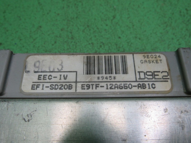 D9E2 89 Ford Bronco 5.8L ECU ECM PCM ENGINE COMPUTER E9TF-12A650-AB1C 