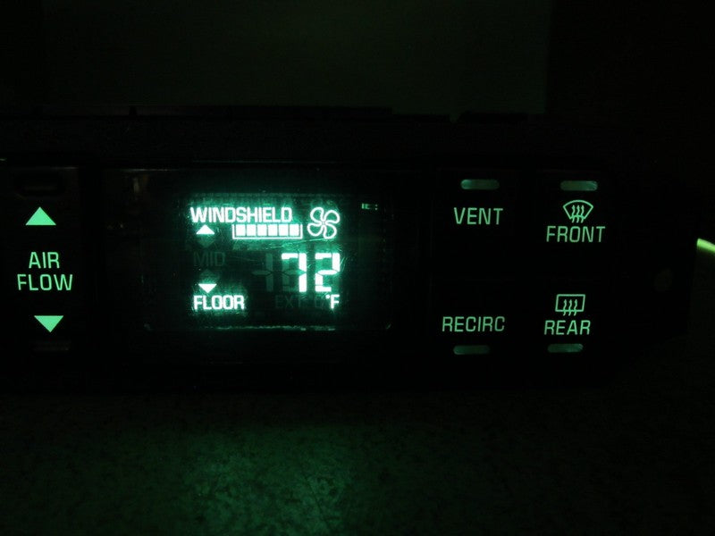 16202304 97-05 BUICK PARK AVE AC DIGITAL CLIMATE TEMPERATURE CONTROL R