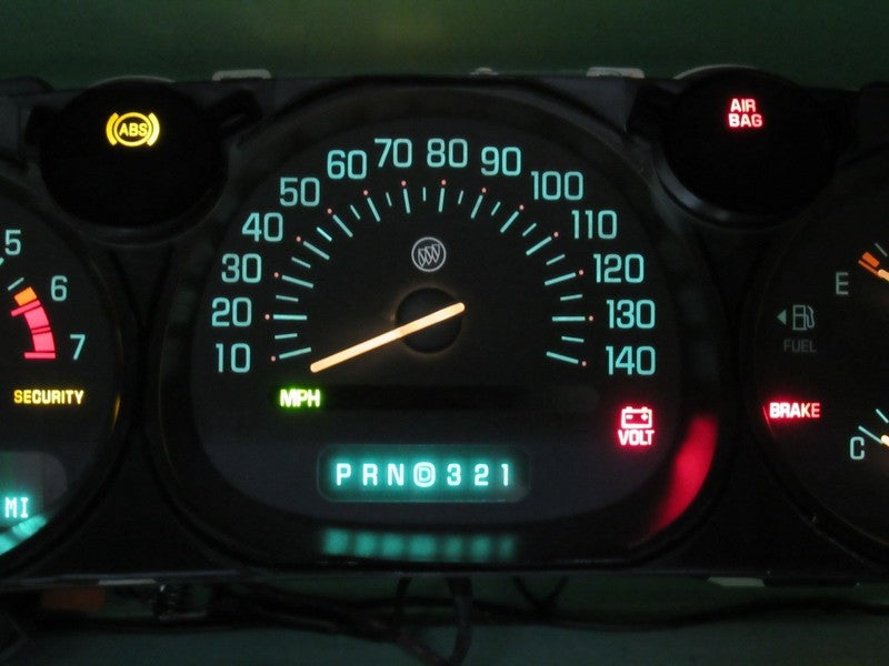 02-05 BUICK LESABRE INSTRUMENT GAUGE CLUSTER GAUGES SPEEDO TACH MILEAG