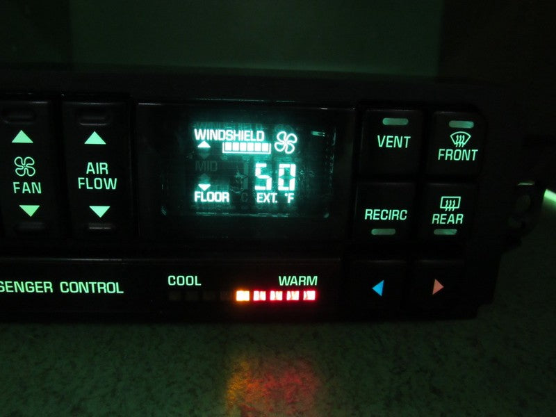10435588 97-05 BUICK REGAL CENTURY A/C DIGITAL CLIMATE TEMP CONTROL RE