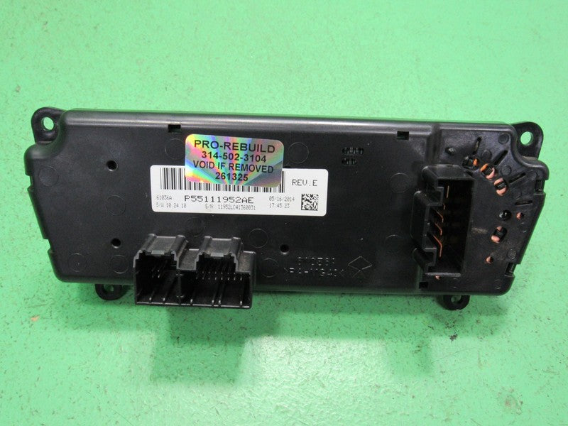 55111952AE 09-10 DODGE CHALLENGER HEATER A/C CLIMATE TEMP CONTROL REBU
