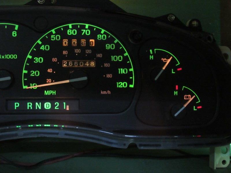 98-00 EXPLORER RANGER INSTRUMENT GAUGE CLUSTER SPEEDOMETER TACH 266K R