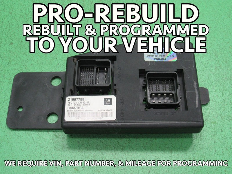 04 COLORADO CANYON BCM BODY CONTROL MODULE VIN AND MILEAGE PROGRAMMED 
