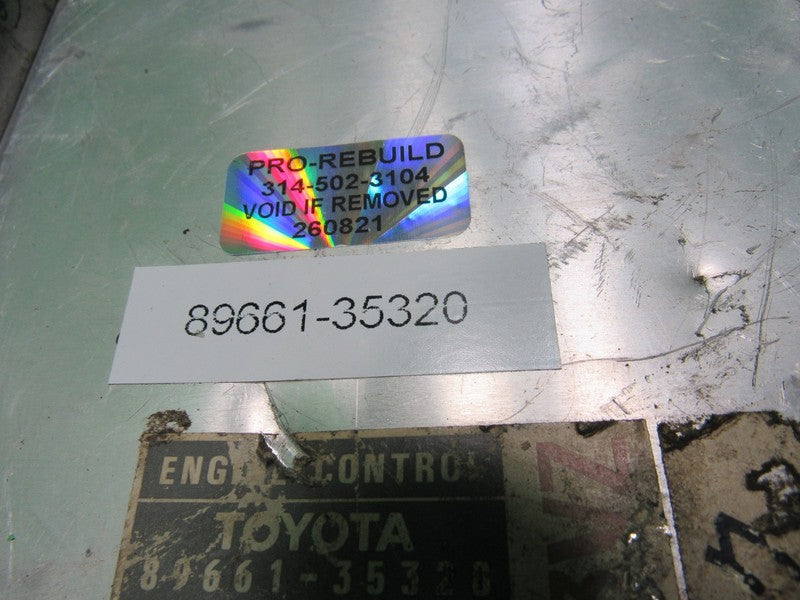 89661-35320 89-90 TOYOTA PICKUP TRUCK 3VZ ECU ECM PCM ENGINE COMPUTER 