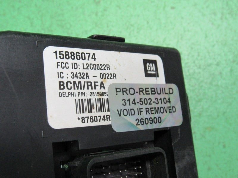 10 COLORADO BCM BODY CONTROL MODULE VIN AND MILEAGE PROGRAMMED 0900