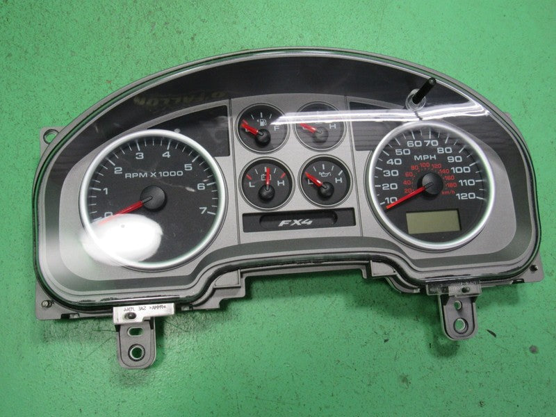 07-08 F150 FX4 SPORT INSTRUMENT GAUGE CLUSTER GAUGES SPEEDO TACH MILEA