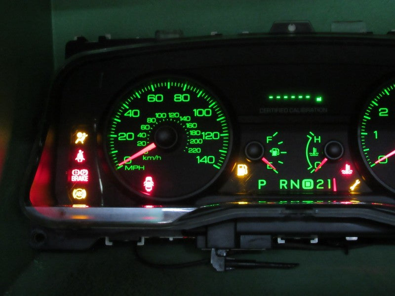 09-11 CROWN VICTORIA P71 INSTRUMENT GAUGE CLUSTER SPEEDO TACH MILEAGE 