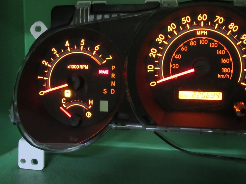 12-13 TUNDRA INSTRUMENT GAUGE CLUSTER SPEEDO TACH 226K 83800-0CK70 TES