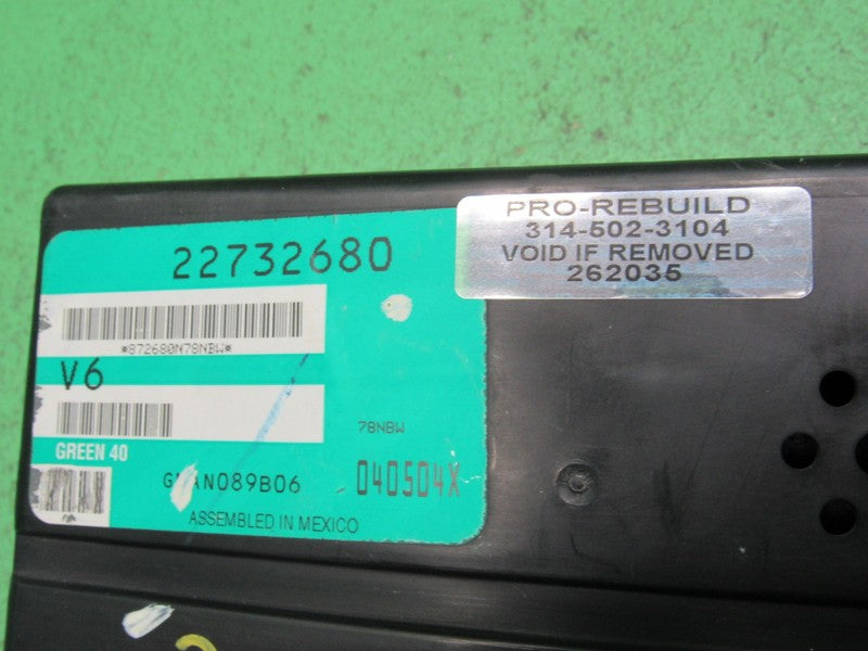 22732680 SATURN L300 V6 BCM BODY CONTROL MODULE TESTED 241K MILES VERI