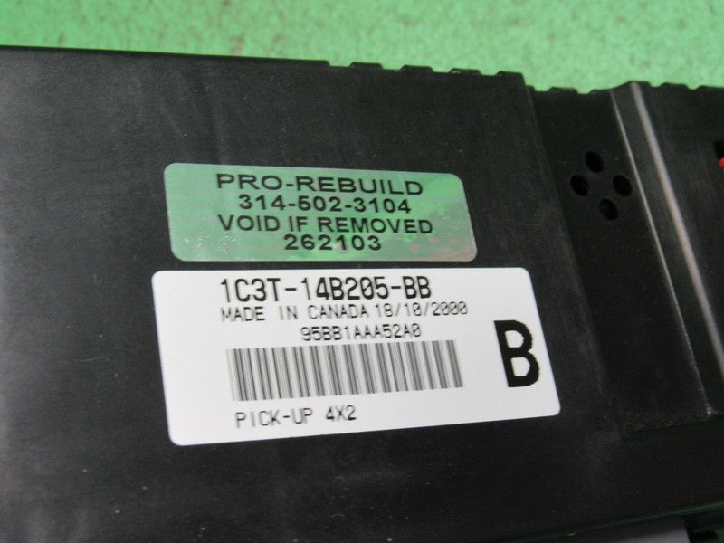 01 F250 F350 SUPER DUTY BCM GEM MULTIFUNCTION MODULE 1C3T-14B205-BB RE