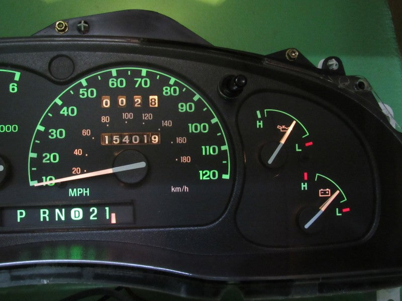 01-03 FORD RANGER INSTRUMENT GAUGE CLUSTER SPEEDOMETER TACH 154K REBUI