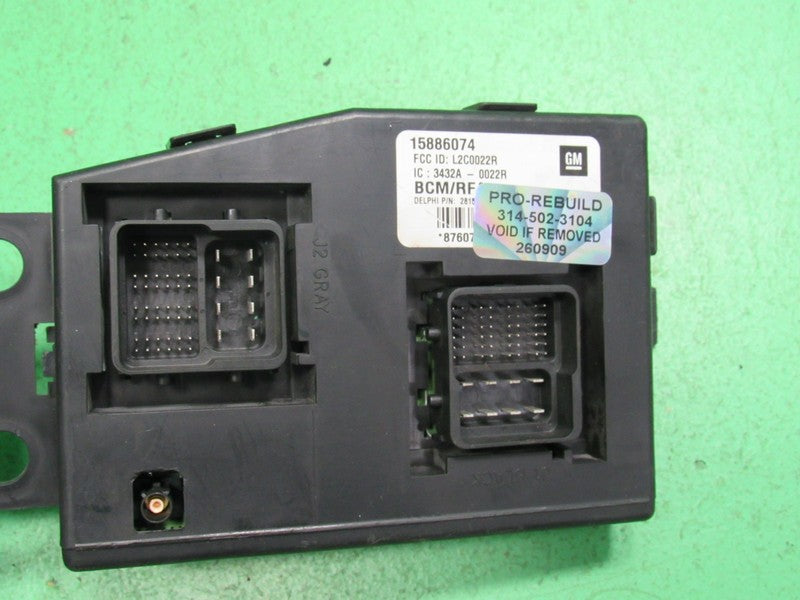09 HUMMER H3 BCM BODY CONTROL MODULE VIN AND MILEAGE PROGRAMMED 0909