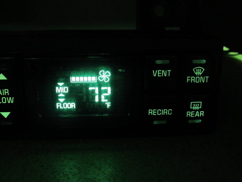 16214484 95-99 LESABRE 95-96 PARK AVE AC DIGITAL CLIMATE TEMP CONTROL 