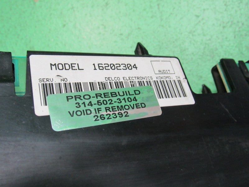 16202304 97-05 BUICK PARK AVE AC DIGITAL CLIMATE TEMPERATURE CONTROL R