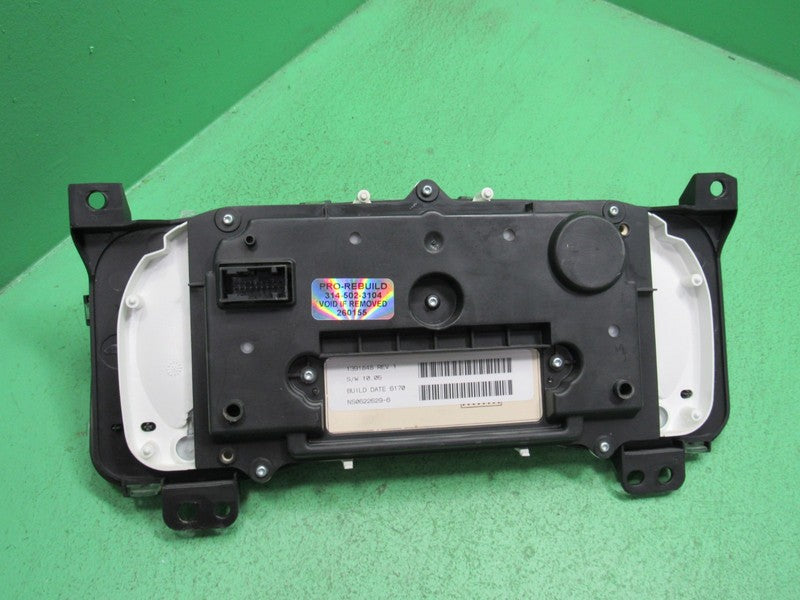 07 HUMMER H3 INSTRUMENT GAUGE CLUSTER SPEEDOMETER TACH 15821163 PLUG A