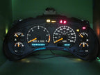 00 S-10 SONOMA HOMBRE AT INSTRUMENT GAUGE CLUSTER SPEEDO TACH MILEAGE 
