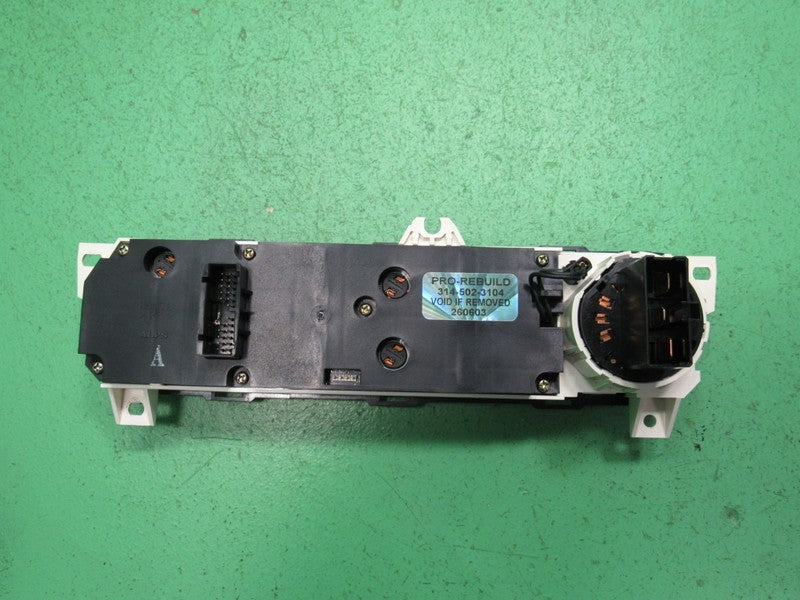 01-02 HONDA ACCORD MANUAL AC HEATER CLIMATE TEMPERTURE CONTROL REBUILT