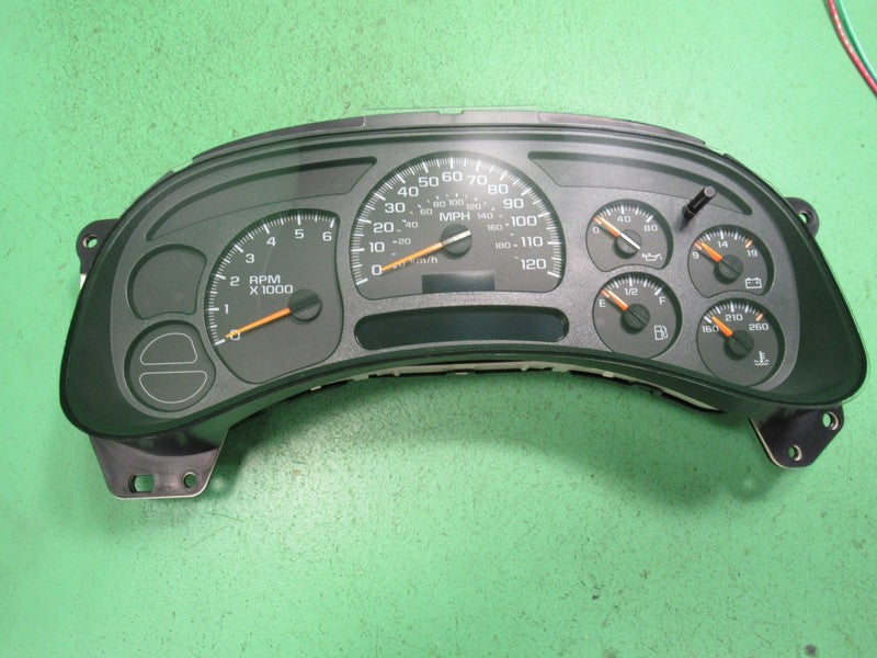 05 SILVERADO SIERRA TAHOE INSTRUMENT GAUGE CLUSTER MILEAGE PROGRAMMED 