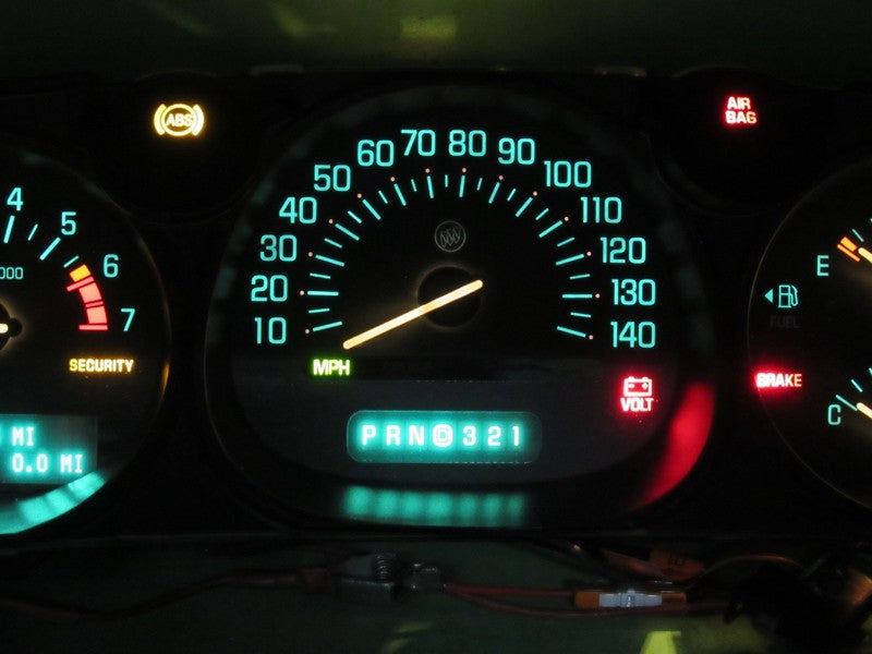 02-05 BUICK LESABRE INSTRUMENT GAUGE CLUSTER GAUGES SPEEDO TACH MILEAG