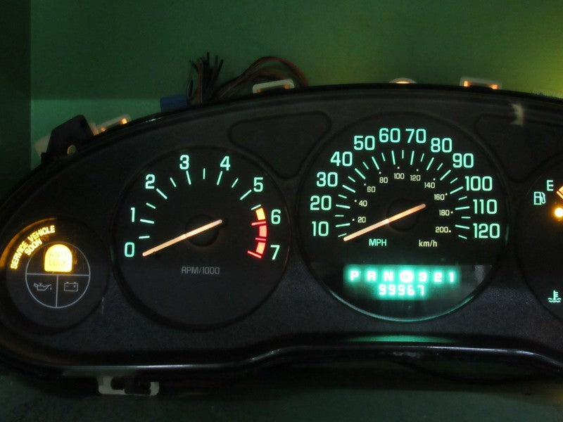 99-04 BUICK REGAL INSTRUMENT GAUGE CLUSTER GAUGES SPEEDO TACH MILEAGE 