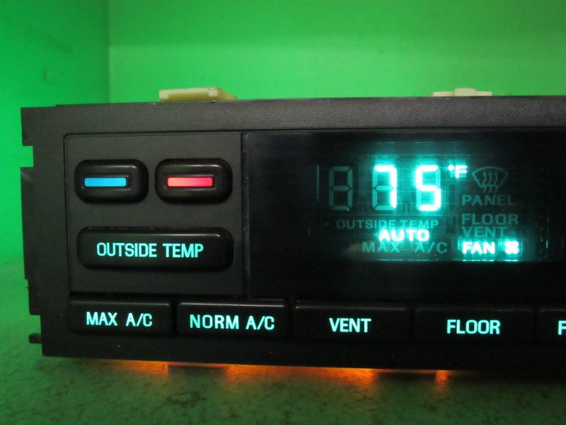 95 TOWN CAR EATC AUTOMATIC CLIMATE HEATER CONTROL P1F5VH-19C933-AF REB