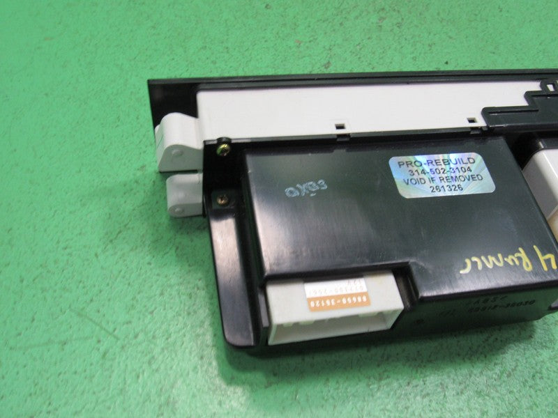 88650-35120 01-02 TOYOTA 4RUNNER MANUAL HEATER AC CLIMATE CONTROL REBU
