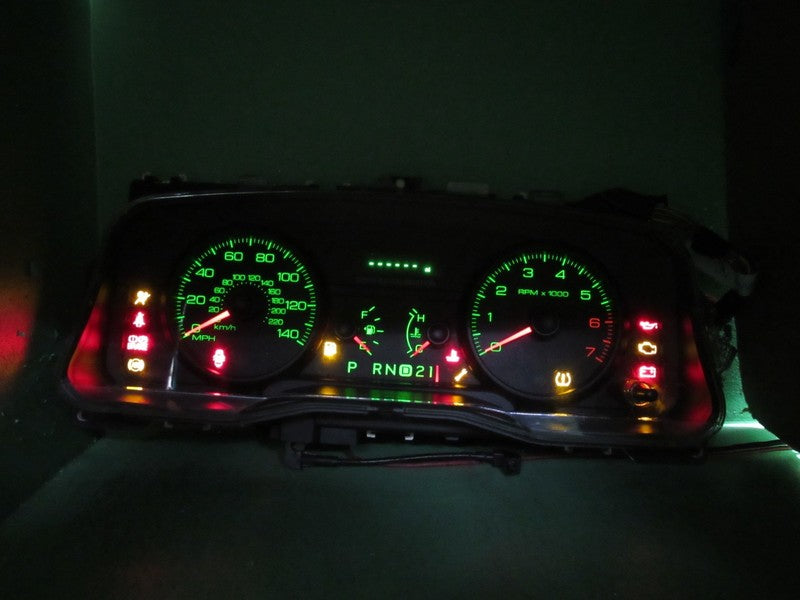 09-11 CROWN VICTORIA P71 INSTRUMENT GAUGE CLUSTER SPEEDO TACH MILEAGE 