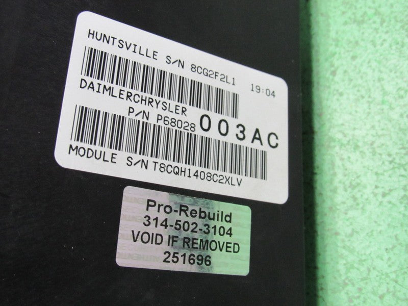 08-09 RAM TIPM TOTALLY INTERGRATED POWER MODULE FUSE BOX 68028003AC TE