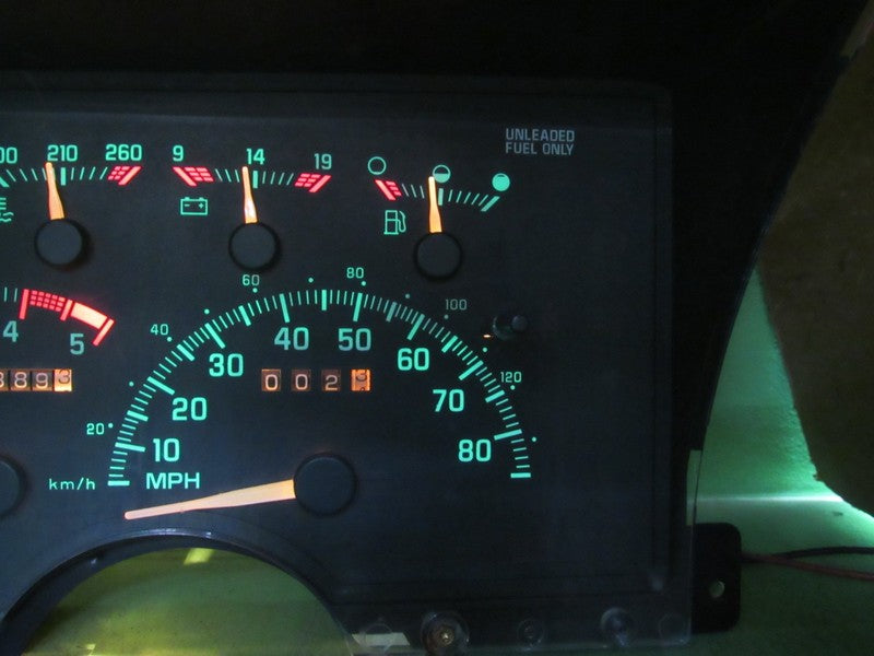 94 C/K TRUCK SUBURBAN INSTRUMENT GAUGE CLUSTER SPEEDO TACH 288k REBUIL