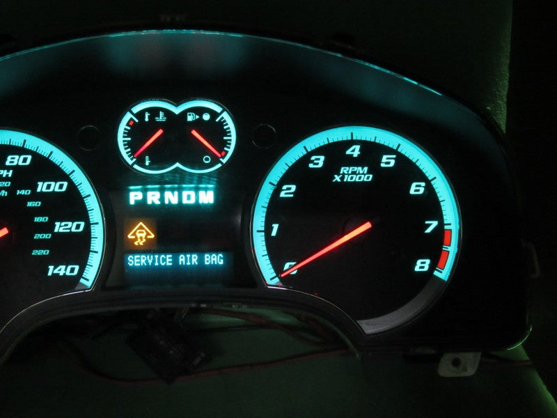 08-09 CHEVY EQUINOX INSTRUMENT GAUGE CLUSTER SPEEDOMETER TACH MILEAGE 