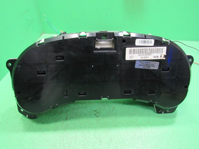 03-05 SILVERADO SIERRA TAHOE INSTRUMENT GAUGE CLUSTER MILEAGE PROG REB