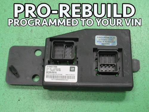 04 COLORADO CANYON BCM BODY CONTROL MODULE VIN AND MILEAGE PROGRAMMED 