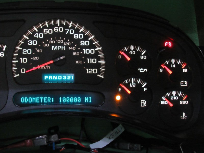 05 SILVERADO SIERRA YUKON INSTRUMENT GAUGE CLUSTER MILEAGE PROG REBUIL