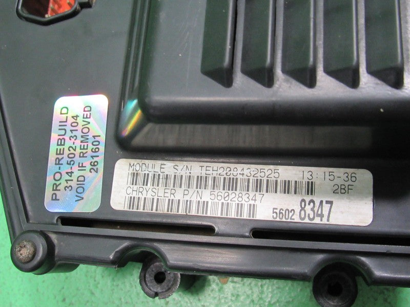 56028347 94-95 DODGE RAM VAN 5.2 ECU ECM PCM ENGINE CONTROL COMPUTER R