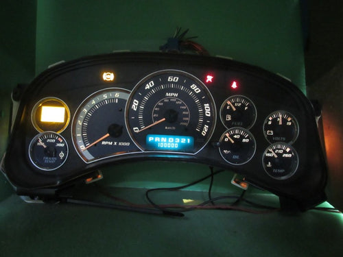02 CADILLAC ESCALADE INSTRUMENT GAUGE CLUSTER SPEEDO MILEAGE PROG REBU