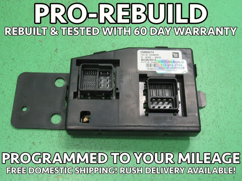09 COLORADO BCM BODY CONTROL MODULE VIN AND MILEAGE PROGRAMMED 0902