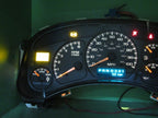 01-02 SIERRA SILVERADO HD INSTRUMENT GAUGE CLUSTER SPEEDO TACH MILEAGE
