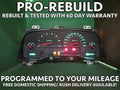 03 DODGE DURANGO MPH INSTRUMENT GAUGE CLUSTER SPEEDO TACH MILEAGE PROG