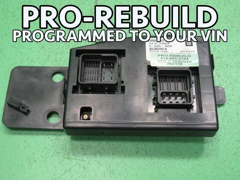 12 CHEVROLET COLORADO BCM BODY CONTROL MODULE VIN AND MILEAGE PROGRAMM