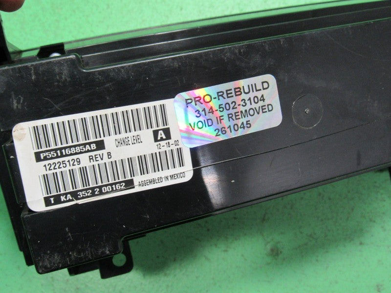 03-04 JEEP GRAND CHEROKEE A/C AUTO DIGITAL CLIMATE TEMP CONTROL REBUIL