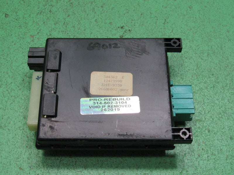 12473998 SILVERADO YUKON TAHOE SIERRA POWER SEAT CONTROL MEMORY MODULE