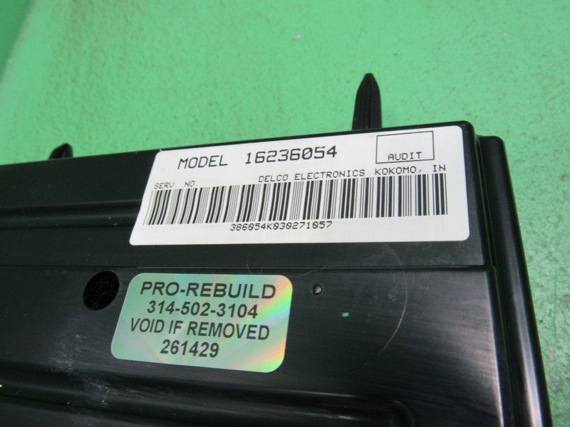 16236054 00-05 BUICK LESABRE AC DIGITAL HEATER CLIMATE TEMP CONTROL RE