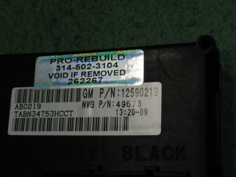 03-06 SILVERADO TAHOE SUBURBAN 4X4 TCCM TRANSFER CASE CONTROL MODULE R