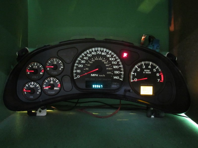 00-05 MONTE CARLO SS INSTRUMENT GAUGE CLUSTER SPEEDO TACH MILEAGE PROG