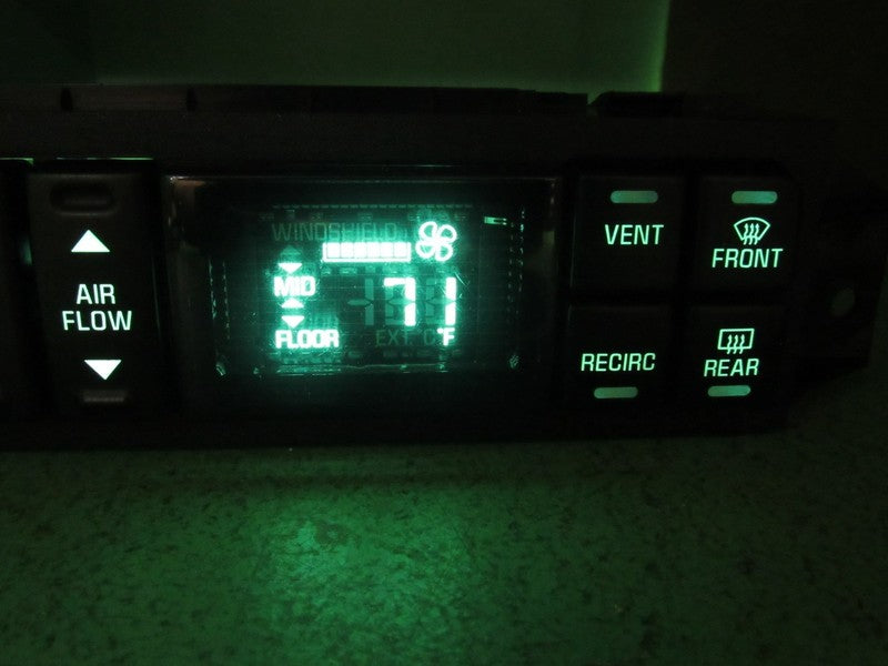 16202304 97-05 BUICK PARK AVE AC DIGITAL CLIMATE TEMPERATURE CONTROL R