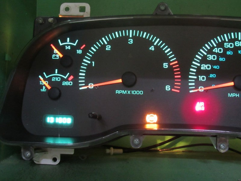 98 DODGE RAM GAS INSTRUMENT GAUGE CLUSTER SPEEDOMETER TACH 131K TESTED